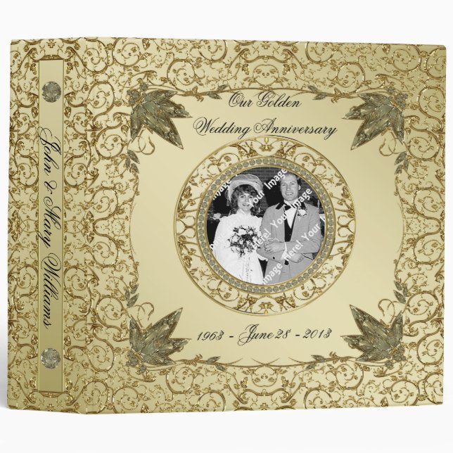 50th Wedding Anniversary Binder (Front/Spine)
