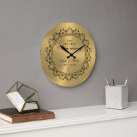 50th Wedding Anniversary BlackMandala On Gold