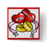 50th Wedding Anniversary Button