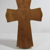 50th Wedding Anniversary Cherry Cross Wall Sign (Back)