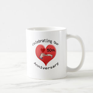 50th. Wedding Anniversary Coffee Mug