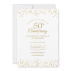 50th Wedding Anniversary Confetti Gold Dust