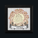 50th Wedding Anniversary custom Gift Box<br><div class="desc">50th Wedding Anniversary custom gift box, Wedding apparel, Wedding t-shirts, Wedding gifts by ArtMuvz Illustration. Matching Customizable Wedding bridal shower, reception, rehearsal dinner apparel.To personalize add your name or add text instead. Customize this 50th Wedding Anniversary gift box to make it uniquely yours or to give as a personalized gift....</div>