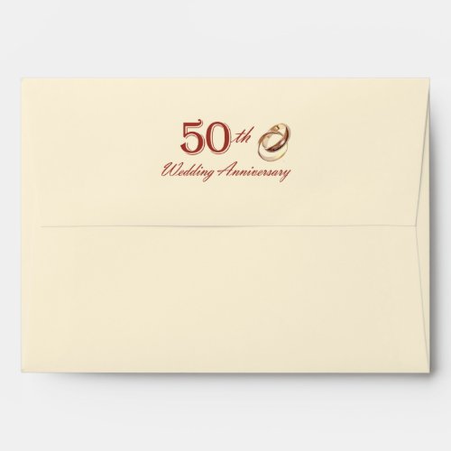 50th Wedding Anniversary  Customizable Envelopes