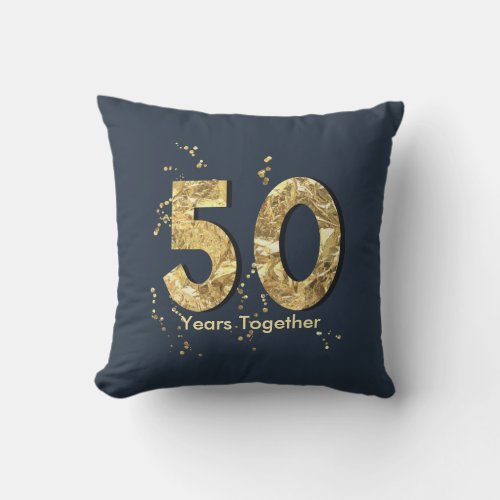 50th Wedding Anniversary Double_faced Pillow