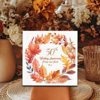 50th Wedding Anniversary Fall Floral