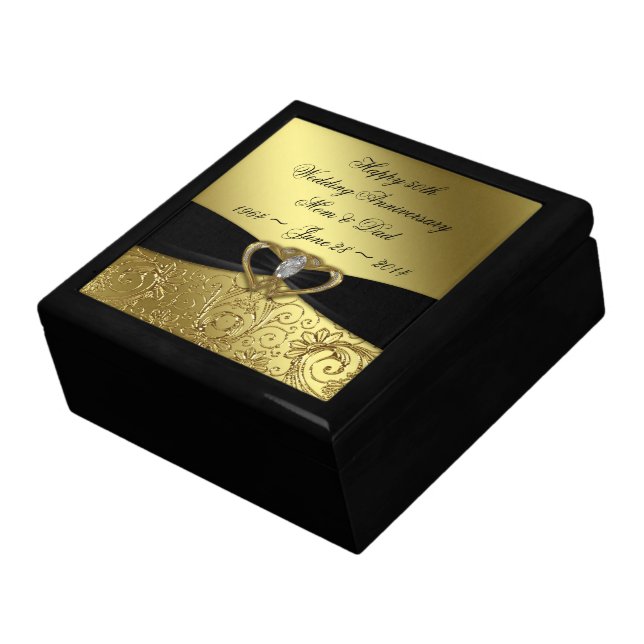50th Wedding Anniversary Gift Box (Side)