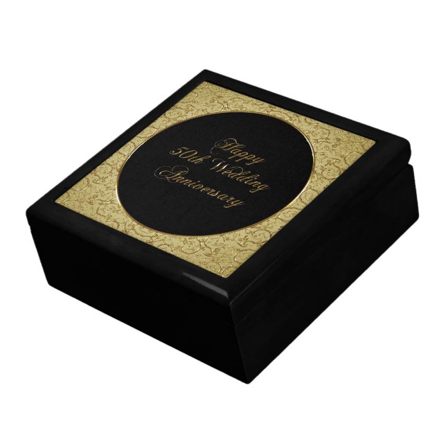50th Wedding Anniversary Gift Box (Side)