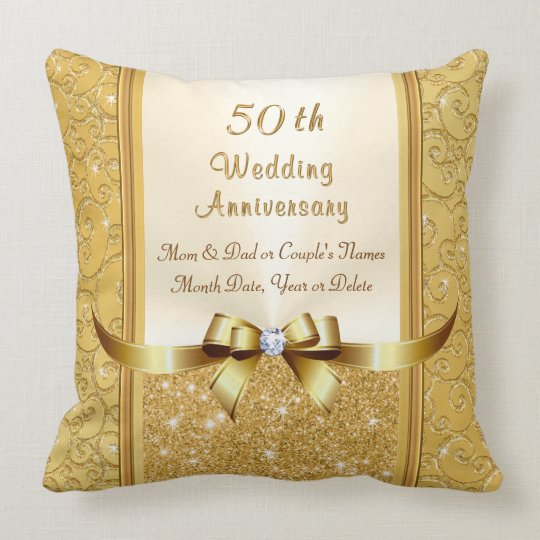  50th  Wedding  Anniversary  Gift Ideas  for Parents Throw 