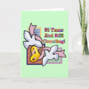 50th Wedding Anniversary Gifts Card