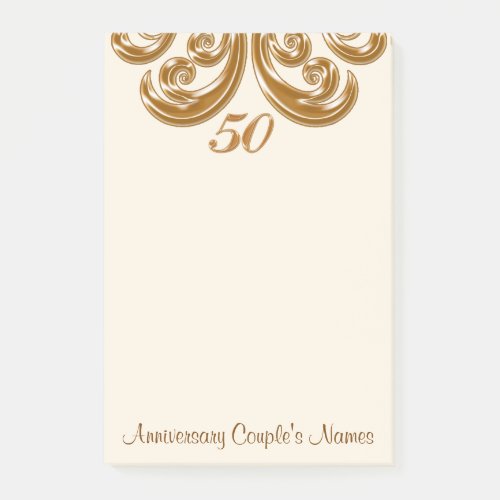 50th Wedding Anniversary Gifts for Grandparents Post_it Notes