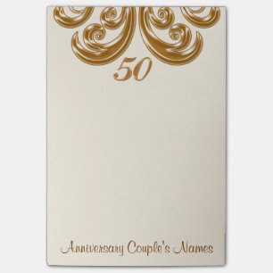 50th Wedding Anniversary Gifts for Grandparents Post-it Notes