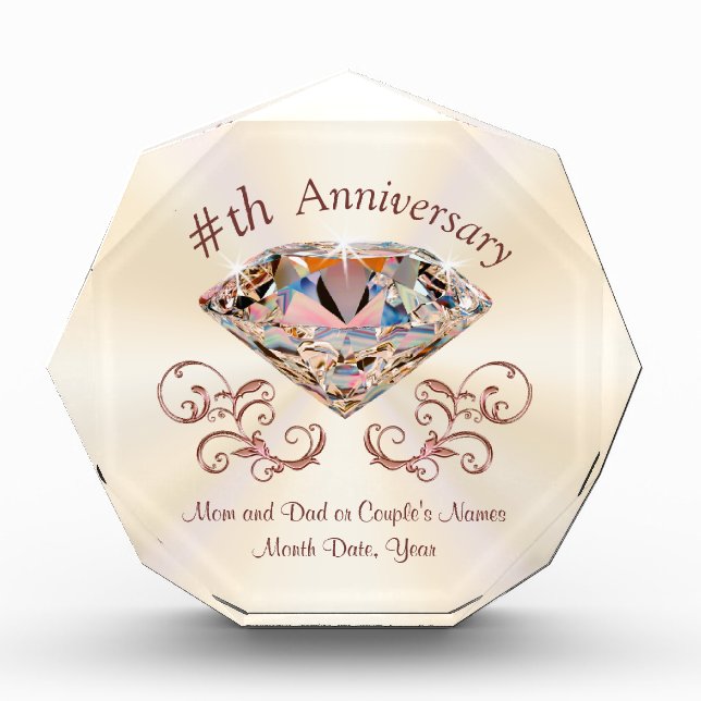 50th Wedding Anniversary Gifts for Parents, Couple (Front)