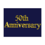 50th Wedding Anniversary Gifts Postcard
