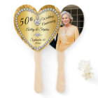 50th Wedding Anniversary Gold Diamonds Keepsake
