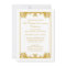 50th Wedding Anniversary Gold Flourish Scroll