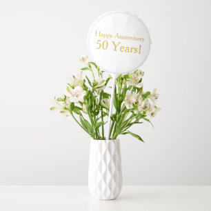 50th Wedding Anniversary Gold Wedding Balloon