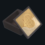 50th Wedding Anniversary Golden Heart Medallion  Gift Box<br><div class="desc">So here's to putting heart and soul into your anniversary gift box; a golden heart for those you love and all for their 50th wedding anniversary! :)</div>