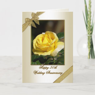 50th Wedding Anniversary Greeting Card