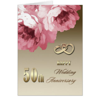 50th Wedding Anniversary Greeting Cards