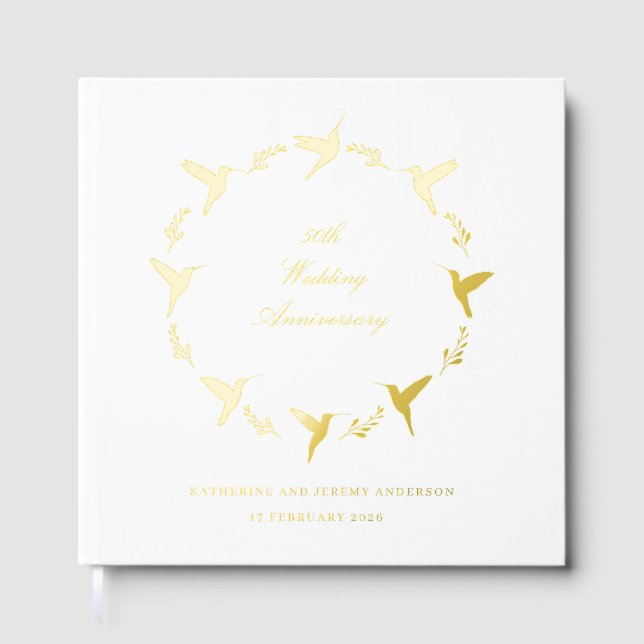 50th Wedding Anniversary Guestbook (Front)
