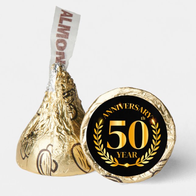 50th wedding anniversary hershey®'s kisses® (Front)