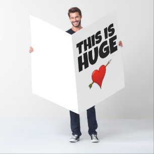 50TH WEDDING ANNIVERSARY HUGE BIGGEST CARD! CARD