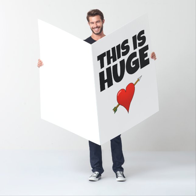 50TH WEDDING ANNIVERSARY HUGE BIGGEST CARD! CARD (In Situ)