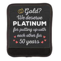50th Wedding Anniversary I - Gold Funny Couple