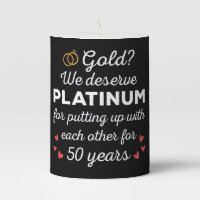 50th Wedding Anniversary I - Gold Funny Couple