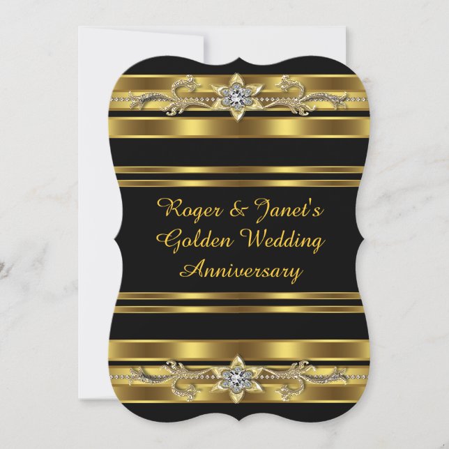 50th Wedding Anniversary Invitation (Front)