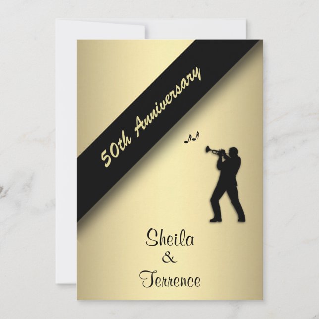 50th Wedding Anniversary Invitation (Front)