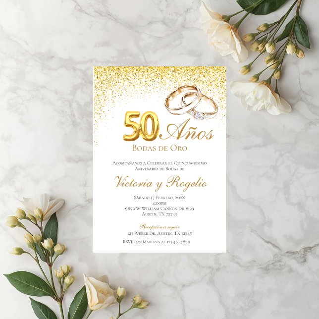 50th Wedding Anniversary Invitation (Creator Uploaded)
