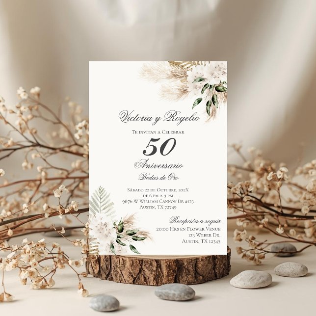 50th Wedding Anniversary Invitation (Creator Uploaded)