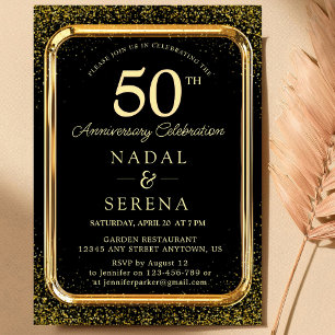 50th Wedding Anniversary Invitation