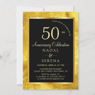 50th Wedding Anniversary Invitation
