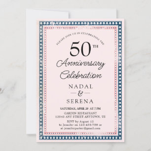 50th Wedding Anniversary Invitation