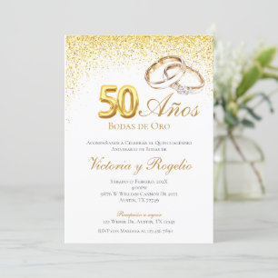 50th Wedding Anniversary Invitation