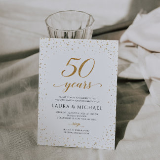 50th Wedding Anniversary Invitation - GAC24