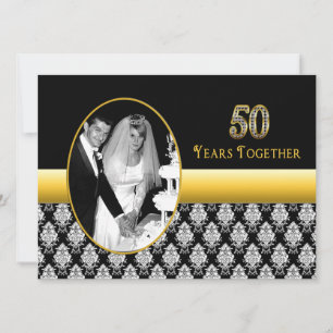 50th Wedding Anniversary Invitations