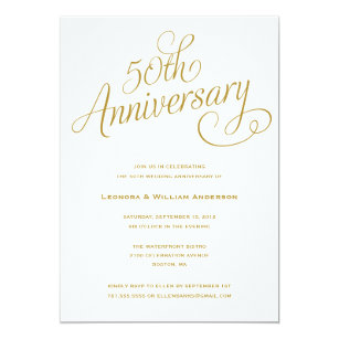 50Th Wedding Anniversary Invitations 10