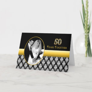 50th Wedding Anniversary Invitations (PHOTO INSERT