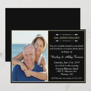 50th Wedding Anniversary Invite