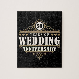 50th Wedding Anniversary Jigsaw Puzzle