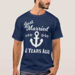 50th Wedding Anniversary Just Married 50 Years Cru T-Shirt<br><div class="desc">50th Wedding Anniversary Just Married 50 Years Cruise  .</div>