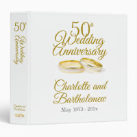 50th Wedding Anniversary Keepsake