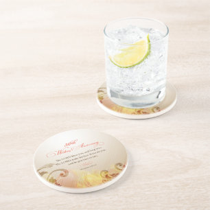 50th Wedding Anniversary, Lord Bless & Keep Drink Coaster