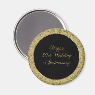 50th Wedding Anniversary Magnet