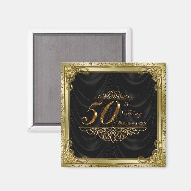 50th Wedding Anniversary Magnet (Front/Back)