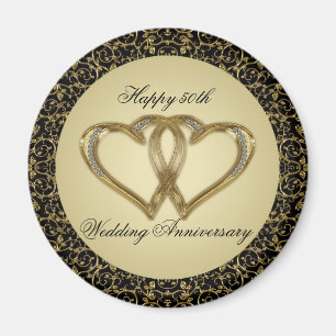 50th Wedding Anniversary Magnet